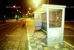 Trolley Stop, Night, Nighttime, Amsterdam