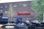 Heineken Brewery, Boats, Canal, Cars, Parked, Amsterdam, landmark