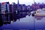 Canal, Boat, Homes, Waterway, Amsterdam, CENV01P07_17
