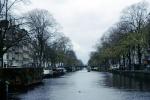 Canal, Waterway, Trees, Homes, Amsterdam, CENV01P15_16