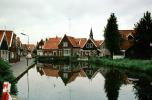 Canals, Homes, Houses, Reflection, Bucolic, Amsterdam, CENV02P01_12