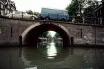 Bridge, Canal, Waterway, Citreon, Van, Brick, Arch, Water, Tunnel, Amsterdam