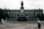 Royal Palace of Madrid, equestrian statue of King Felipe IV, horse, Sculpture, statuary, Water Fountain, art, Palacio Real, landmark building