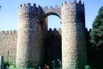 Avila, Turret, Tower, castle, palace, building, CEOV02P08_19