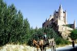 Segovia, Turret, Tower, castle, palace, building, CEOV02P10_12