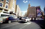Cars, Street, Traffic Jam, Buildings, Arrow, Madrid, CEOV03P01_12