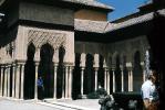 Moorish Columns, Palace, buildings, Alhambra, CEOV03P04_13