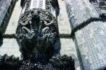 Gargoyles, building, sculpture, scary, Pena National Palace, Castle, ornate