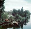 dock, house, trees, boat, Kilkenney