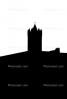 Tower Doonagore silhouette, logo, shape, CERV01P03_03M
