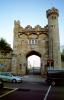 Entry Arch, Entryway, Museum of Modern Art, South Circular Road, Castle, building, tower, turret, Dublin, CERV01P05_13