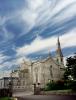 St Peter and St Paul Cathedral, Roman Catholic Church, building, clouds, steeple, Ennis, CERV01P06_11B