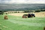 Hay Bales, tractor, Burren, CERV01P09_13