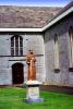 Saint Francis of Assisi, monk, priest, friar, missionary, person, statue, building, Quin Abbey, CERV01P10_01