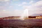 Jet d'eau, (Water Fountain, aquatics), Geneva, Switzerland, Aquatics, 1950s, CESV01P01_02
