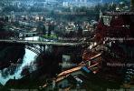 Houses, River, Buildings, Bern, Switzerland, 1950s, CESV01P03_10