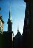 Church, Steeple, Zurich, Switzerland, 1950s