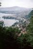 Lakeside, Lake, Buildings, Montreux, Switzerland, 1950s, CESV01P05_14