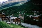 Homes, Buildings, Zermatt, Switzerland, 1950s, CESV01P06_02