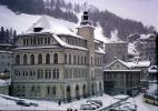 Landmark, Building, Palace, Saint Moritz, Switzerland, 1950s