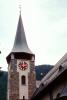Clock Tower, Clocktower, Zermatt, Switzerland, outdoor clock, outside, exterior, building, CESV02P02_18