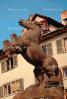 Horse statue, Water Fountain, aquatics, Zurich, Switzerland