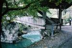 Footbridge, River, Stream, Trees, Thunn, Switzerland, CESV03P01_09