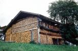 Woodshed, Chords of Wood, Firewood, Unique Building, Grindelwald, Switzerland, CESV03P03_15