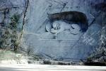 Lion of Lucerne, Switzerland, sandstone