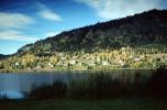 Village, Fjord, Mountain, Autumn
