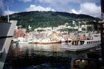 Ships, Waterfront, Docks, City, Town, Bergen