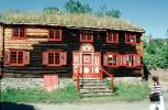 Trondheim Folk Museum, Log Cabin, Sod Roof House, CEVV02P02_02