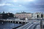 Grand Hotel, Cars, Bridge, Streets, road, skyline, buildings, dock, Baltic Sea