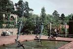 Bronze Sculpture, Water Fountain, pond, Milles Garden , CEWV01P04_04
