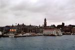 Harbor, Skyline, buildings, docks, Stockholm, Baltic Sea