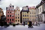 Plaza, Buildings, Benches, Apartments, Stortorget, Old Town, Stockholm, CEWV01P07_16