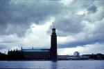 Town Hall, tower, Stadshuset, Kungsholmen, Stockholm, Baltic Sea, CEWV01P07_19