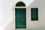 door, arch, window, Thira, Santorini