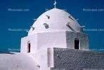 Cross, Dome, Building, Thira, Santorini, CEXV01P05_11.1722
