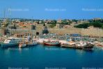 Harbor, Docks, Fortress, Rhodes, CEXV01P12_18.1722