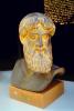 Poseidon, Bust, Face, Beard, Man, Metal Sculpture, Athens, CEXV01P13_07.1722