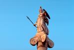 Athena Statue, Spear, The Academy of Athens