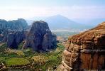 Meteora, Plain of Thessaly, Eastern Orthodox Monasteries, Cliff-hanging Architecture, CEXV03P01_02.1723