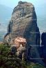 Holy Monastery of Rousanou, Meteora, Plain of Thessaly, Eastern Orthodox Monasteries, Cliff-hanging Architecture