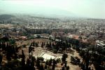Overlooking the City of Athens, haze, smog
