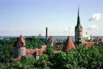 Cones and Steeples, Church, Steeple, landmark, Tallinn