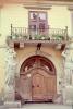 door, doorway, balcony, statues, arch, ornate, opulant, CFRV01P03_04