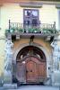 door, doorway, balcony, statues, arch, ornate, opulant, CFRV01P03_04B