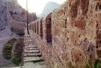 The Genoese Fortress, Wall in Sudak, Medieval ruin, Crimea, November 1991, CFUV01P01_16B