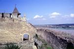 Dniester River and Khotyn Fortress, Castle, fortification complex, Chernivtsi Oblast, western Ukraine, 11 September 1992, CFUV01P02_14